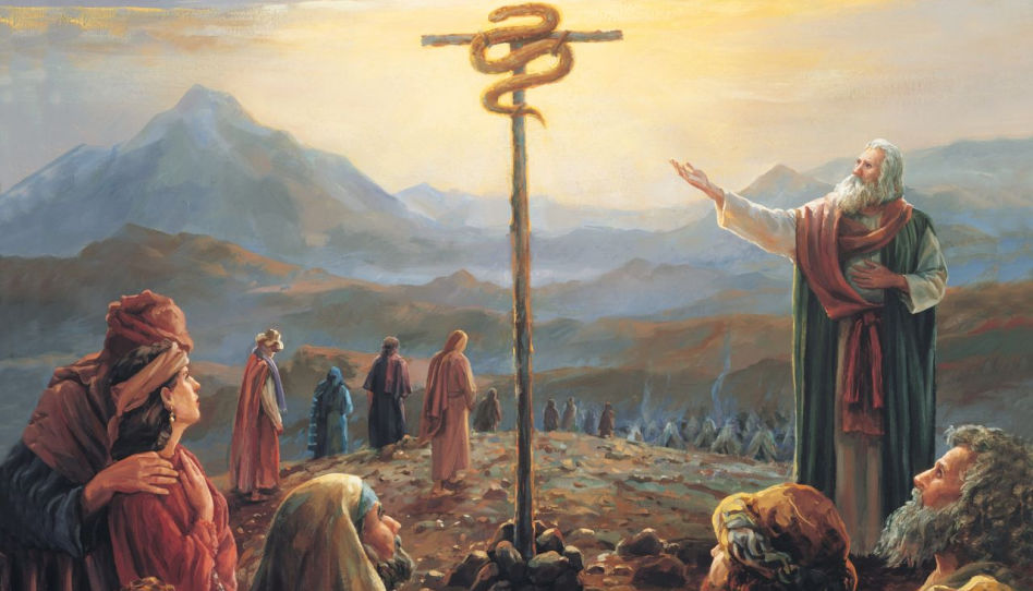 Il serpente di rame innalzato da Mosè nel deserto simboleggia Cristo?